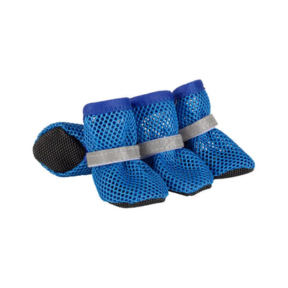 4Pcs Summer Resistant Dog Shoes- Non-Slip Breathable Wear-Resistant Protective Boots